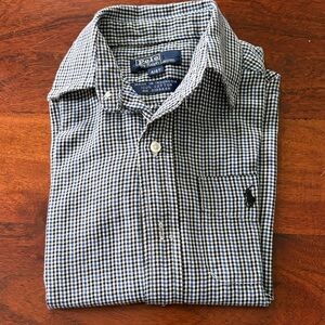 Polo by Ralph Lauren Kids Black and White Checkered Shirt